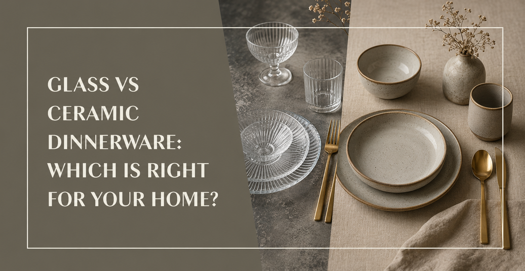 glass vs ceramic dinnerware comparison