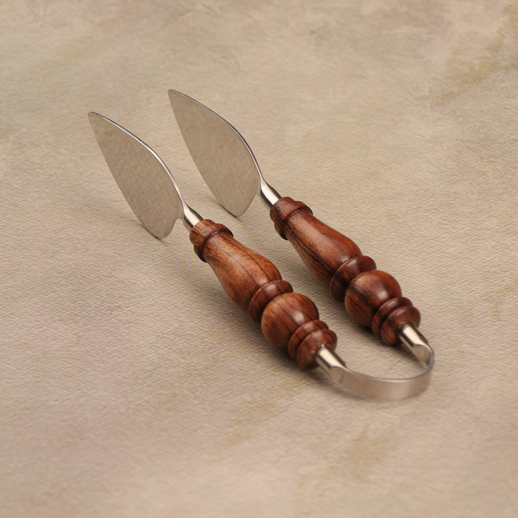 Natural Tongs & Spatula Trio