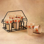 Marigold - Ceramic Chai Glass