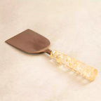 Gold dust cheese spatula with sparkling textured handle