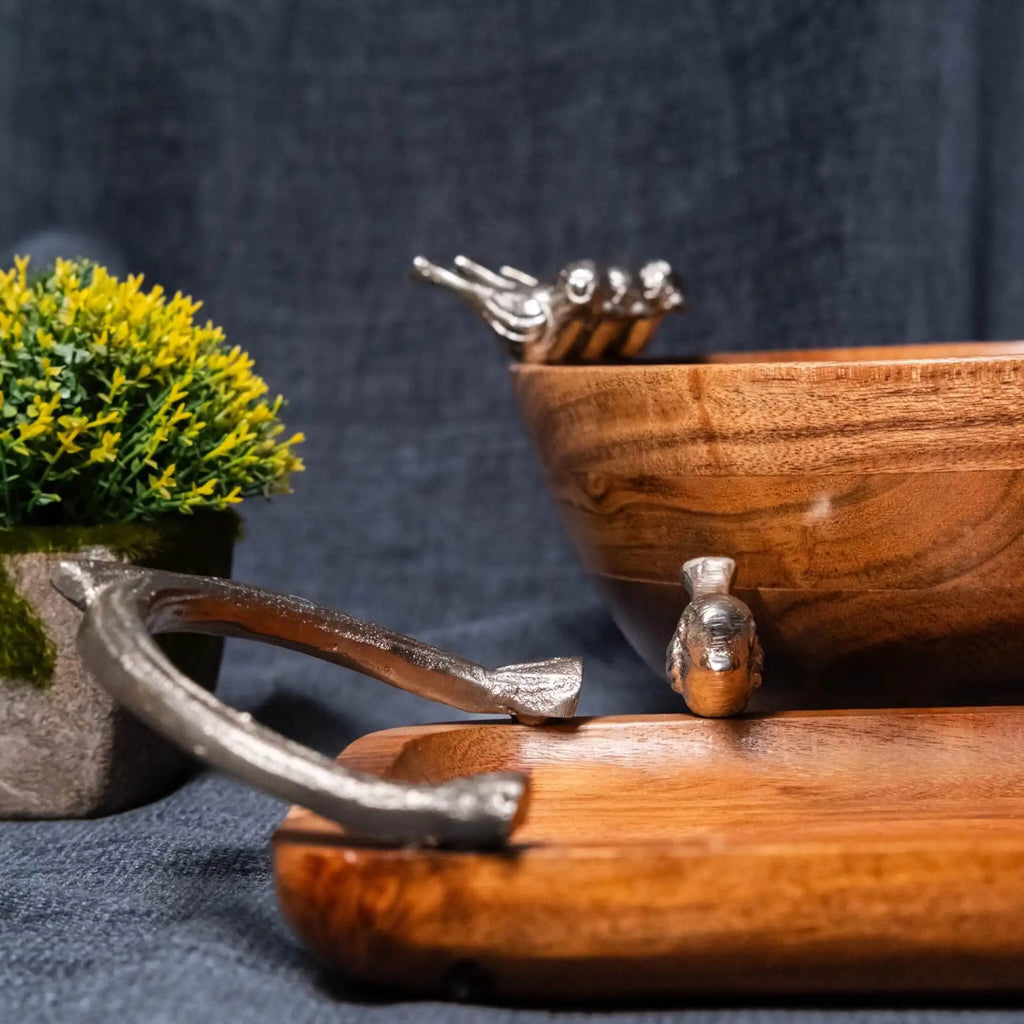 Birds Bowl & platter set
