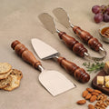 Natural Tongs & Spatula Trio