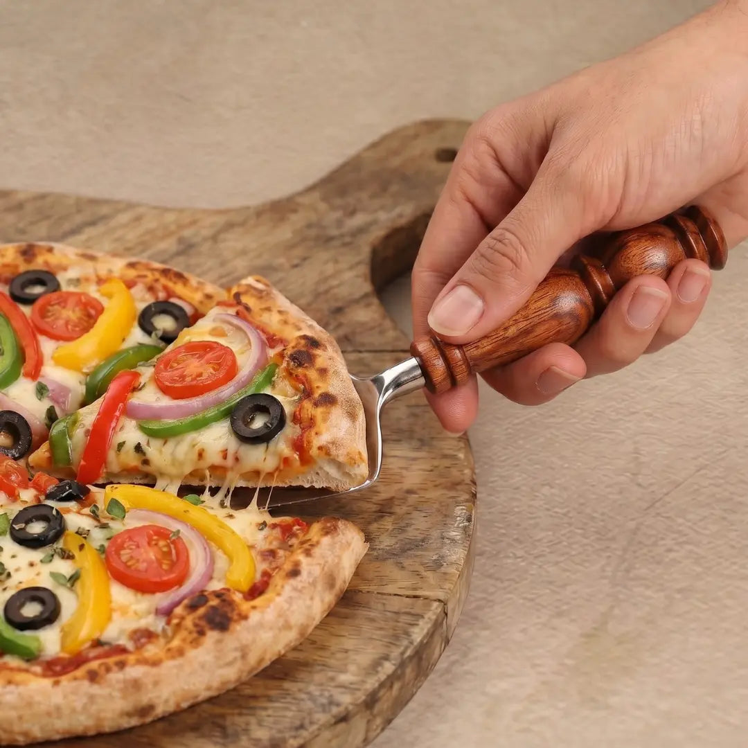 Natural Tongs & Spatula Trio