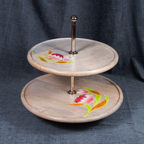 Lotus - Two Tier Dessert Stand
