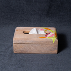 Lotus - Wooden Tissue Box