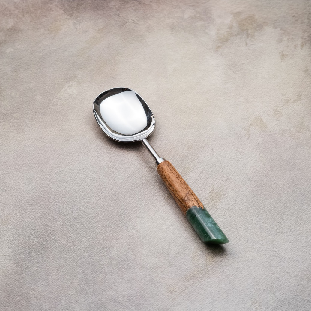 Grey Serving Spoons Set