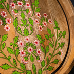 Floral - Wooden Lazy Susan Platter