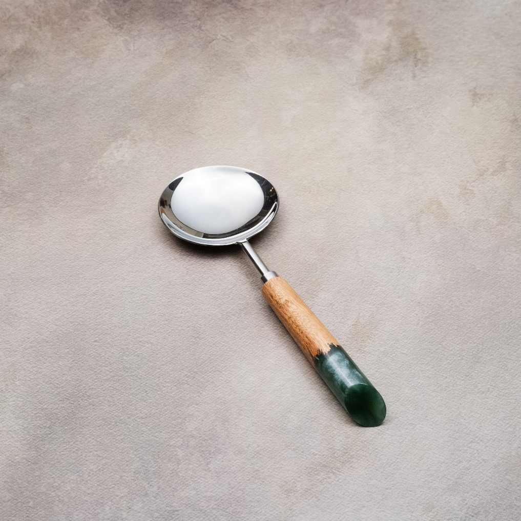 Grey Serving Spoons Set