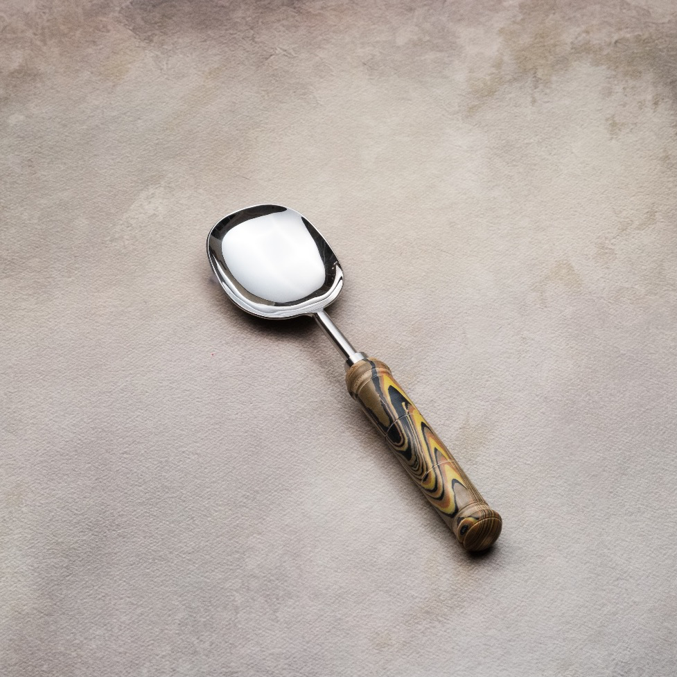 Yellow Grains Serving Spoons Set