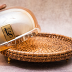 Rattan & Glass Dome