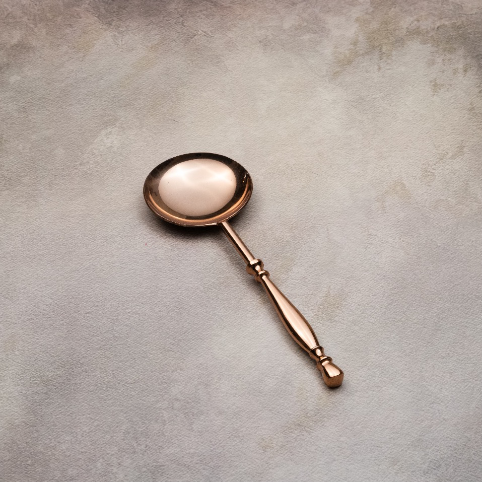 Rose Gold Serving Spoons Set