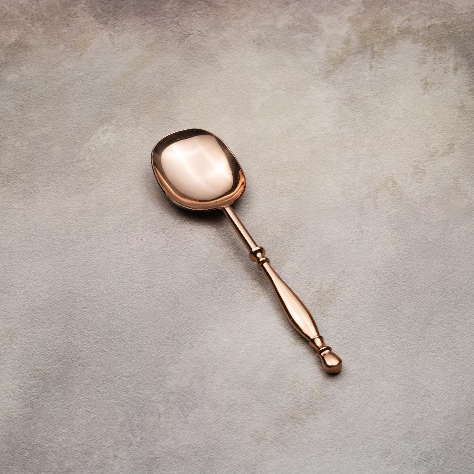 Rose Gold Serving Spoons Set