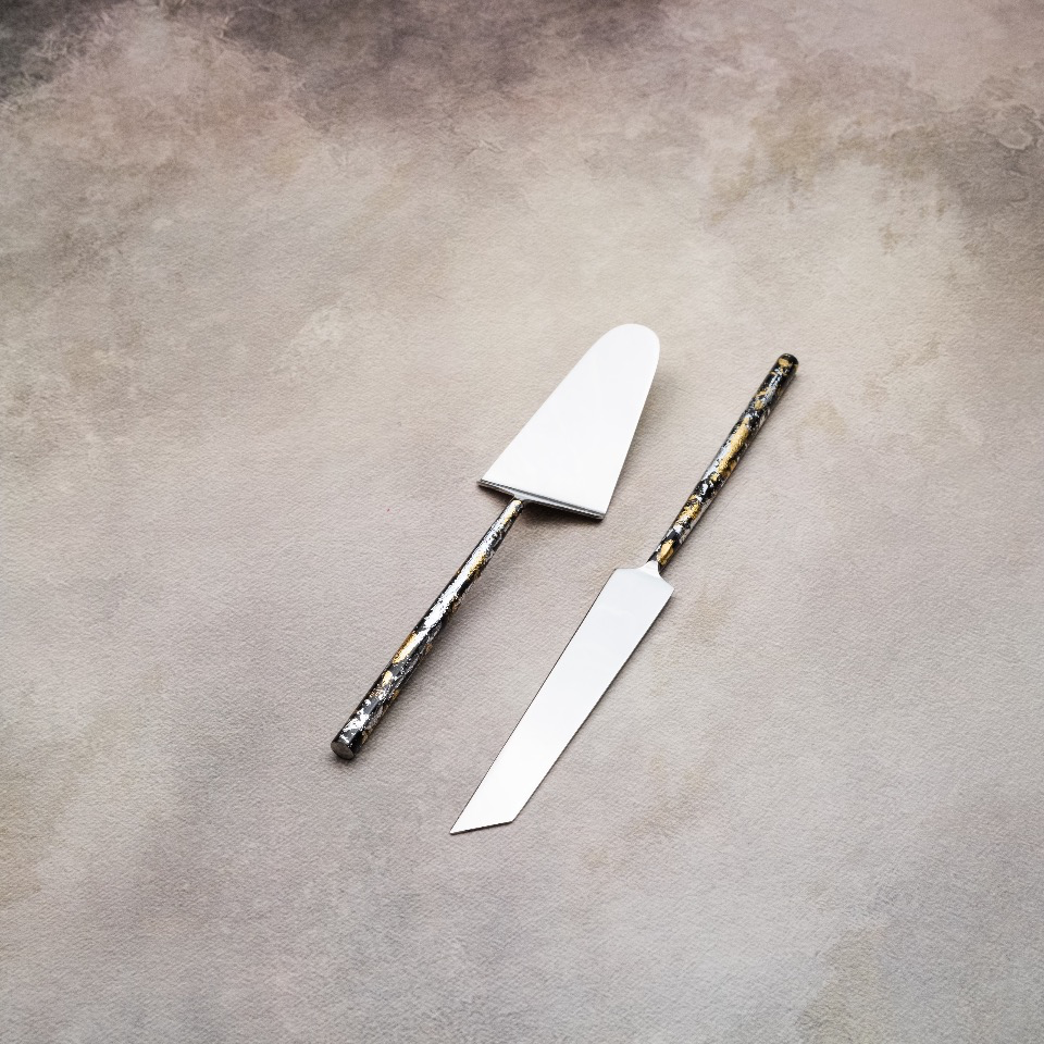 Foil Cake Knife Set