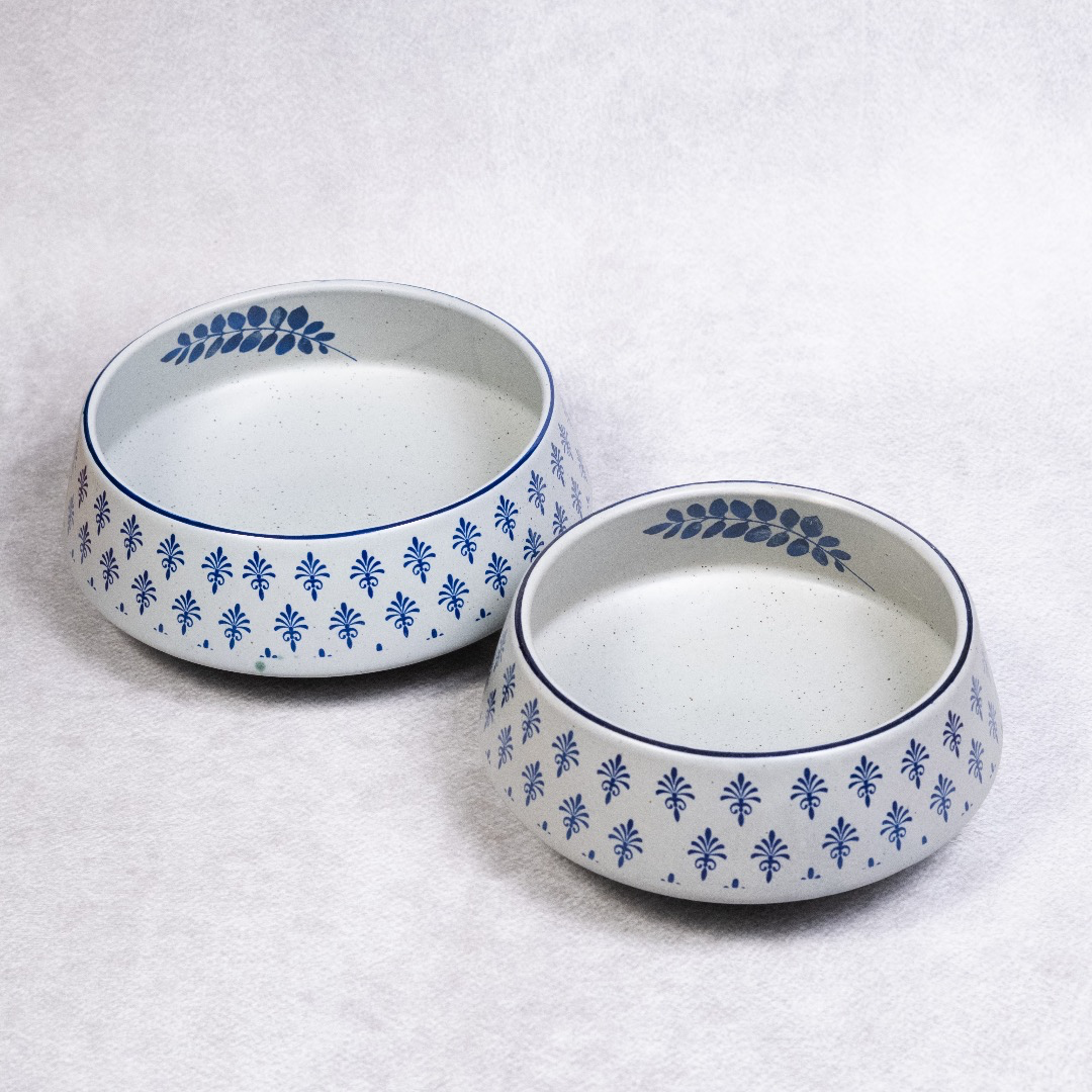 Blue Slate - Salad Bowl Set