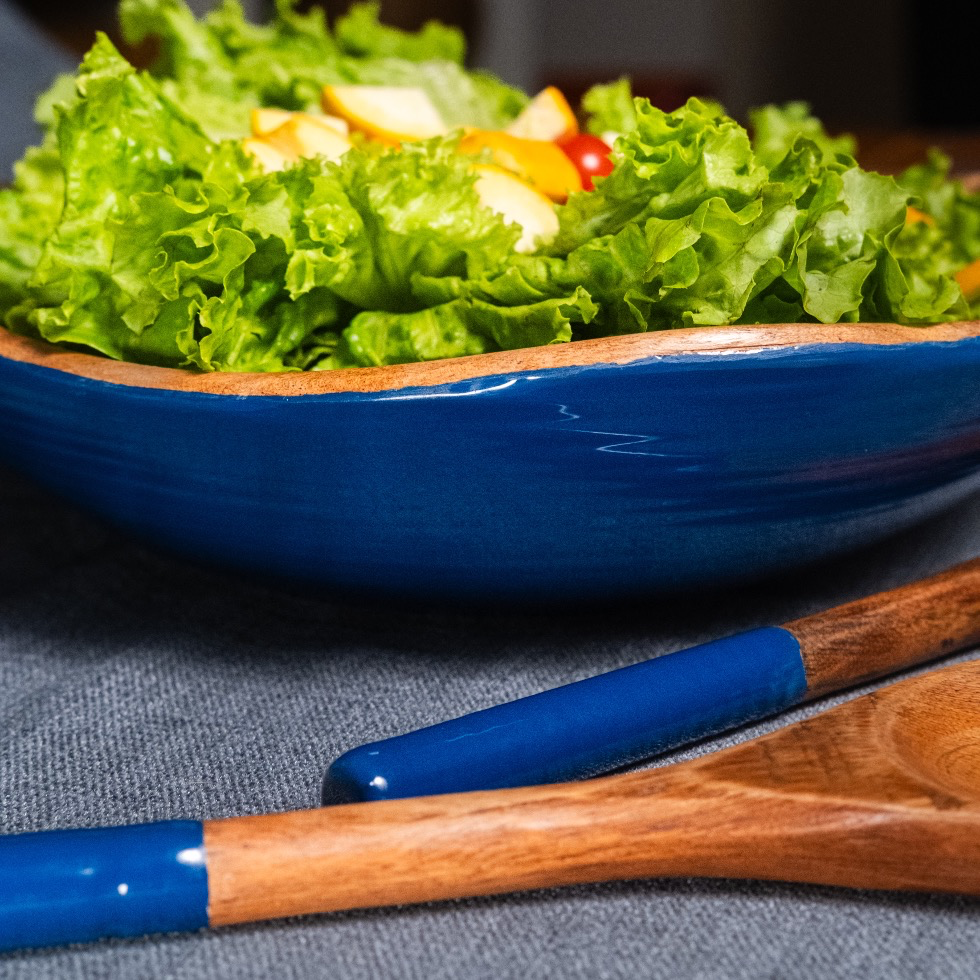 Salad Bowl - Abstract Blue