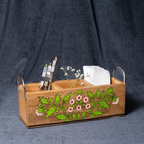Floral - Wooden Spoon Caddy