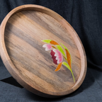 Lotus - Wooden Lazy Susan Platter