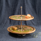 Floral - Two Tier Dessert Stand