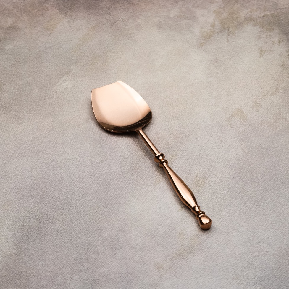 Rose Gold Serving Spoons Set