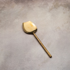 Matte Gold Serving Spoons Set