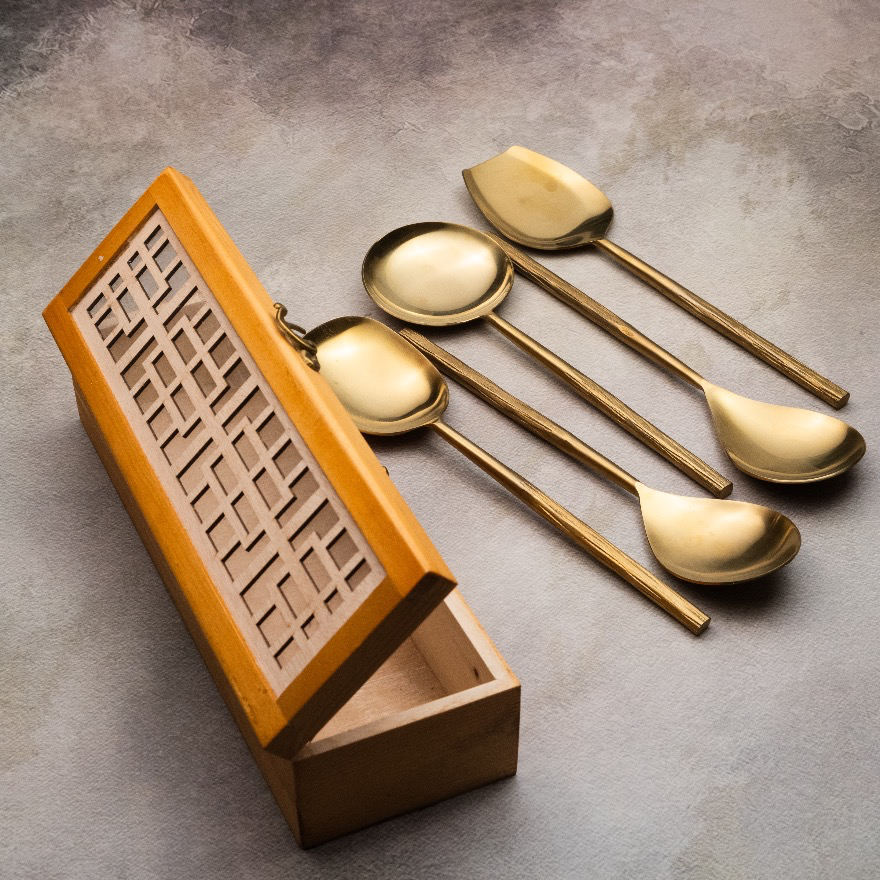 Matte Gold Flatware Collection