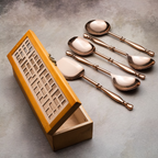 Rose Gold Serving Spoons Set