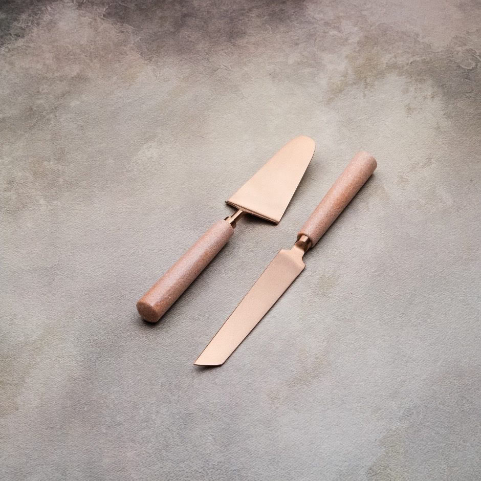 Pink Cake Knife Set