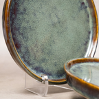 Sage Green - Round Cocktail Plate