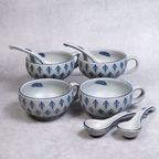 Blue Slate - Soup Bowls