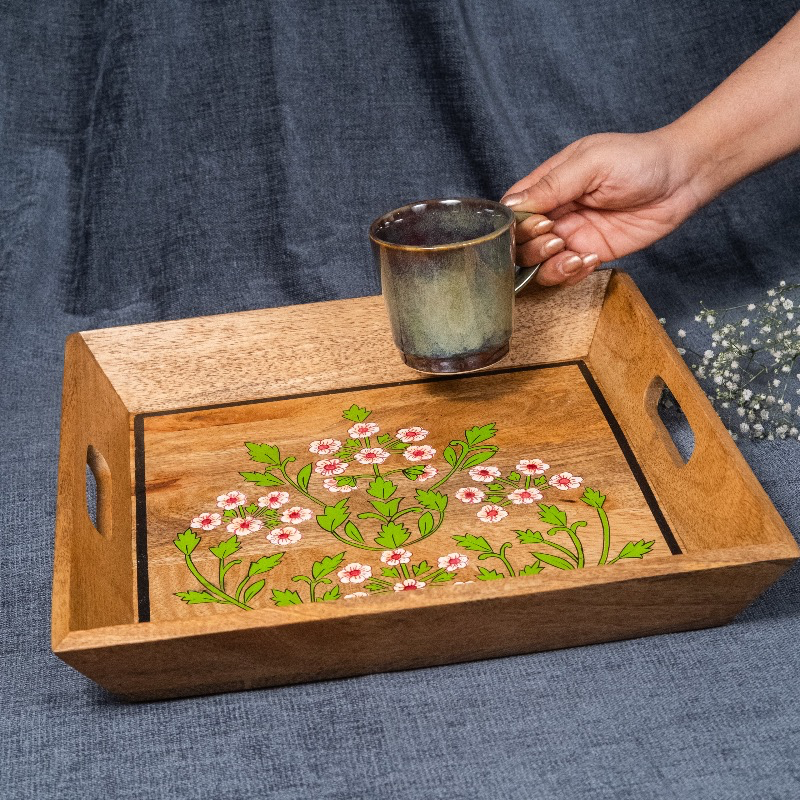 Floral - Serving Tray