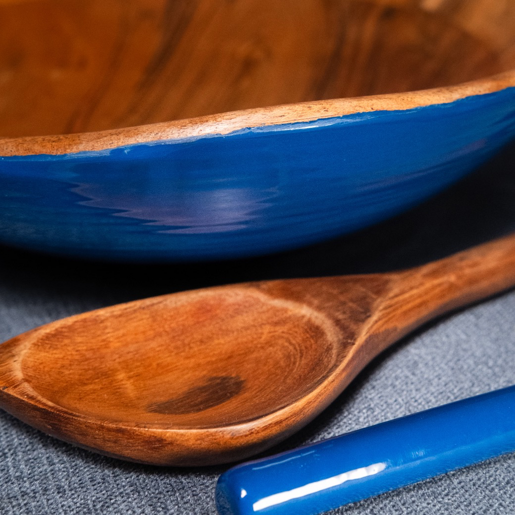 Salad Bowl - Abstract Blue