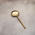 Matte Gold Serving Spoons Set