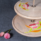 Lotus - Two Tier Dessert Stand