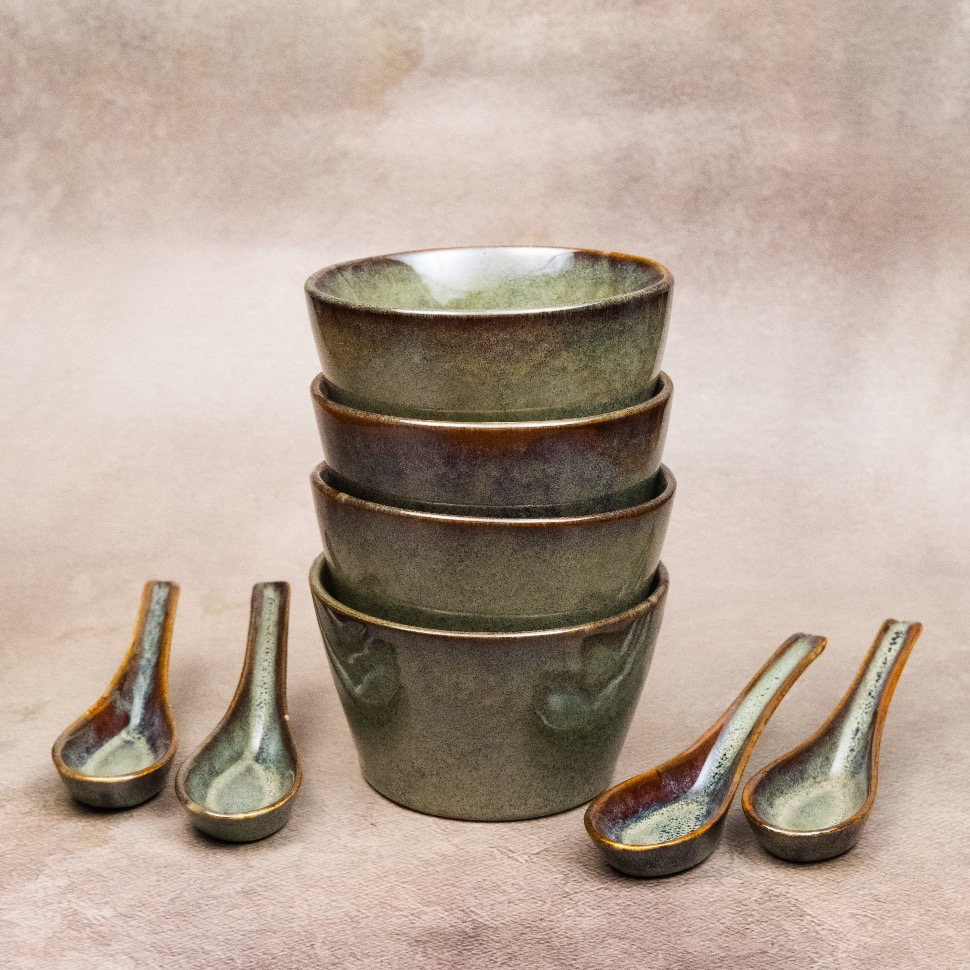 Sage Green - Soup Bowls