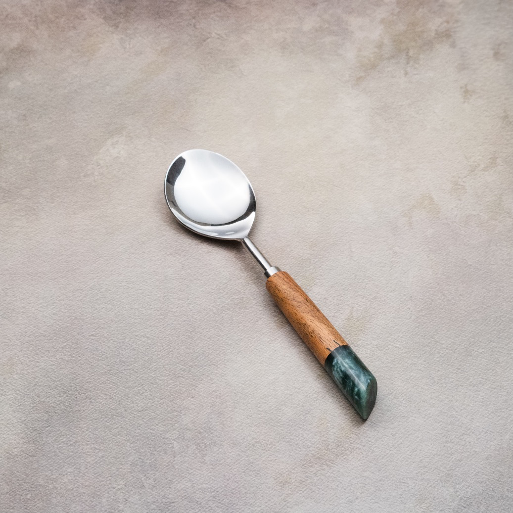 Grey Serving Spoons Set